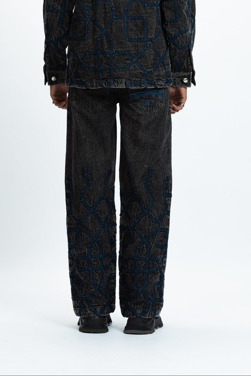 JHROKHA DENIM JEANS - craft detail 1