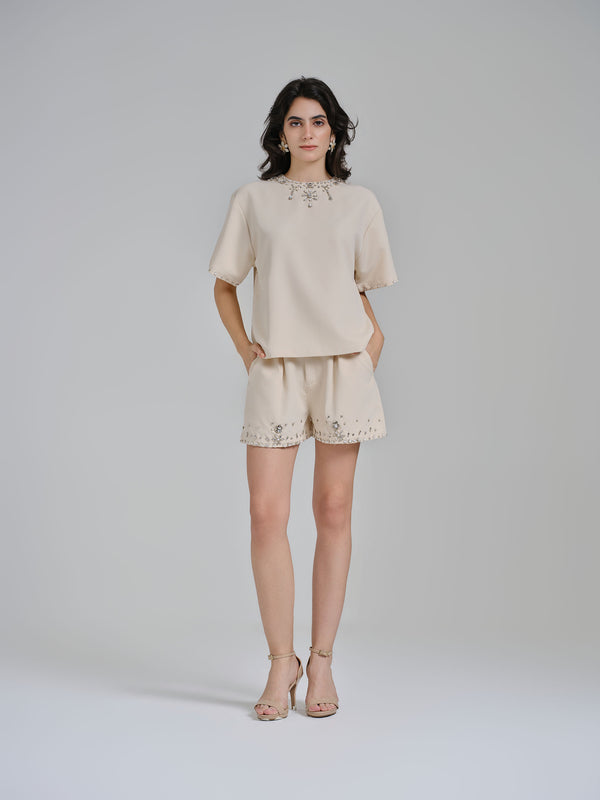 JANNAT CO-ORD SET ( TOP & SHORTS )