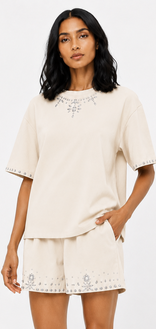 JANNAT CO-ORD SET ( TOP & SHORTS )
