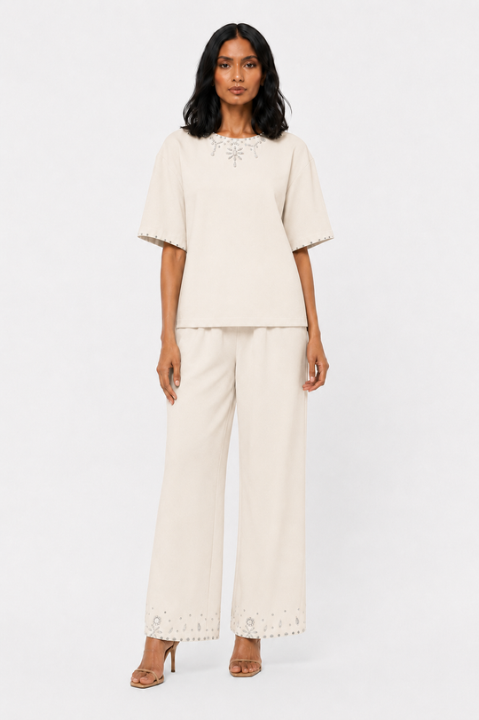 JANNAT CO-ORD SET (TOP & PANTS)