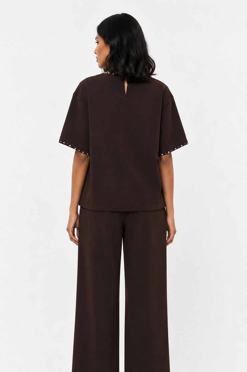 AMANAT CO-ORD SET ( TOP & PANTS)