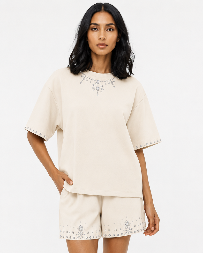 JANNAT CO-ORD SET ( TOP & SHORTS )