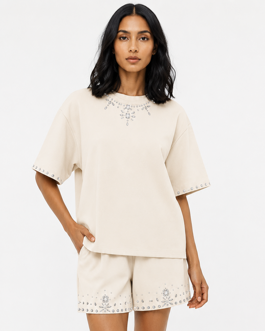 JANNAT CO-ORD SET ( TOP & SHORTS )