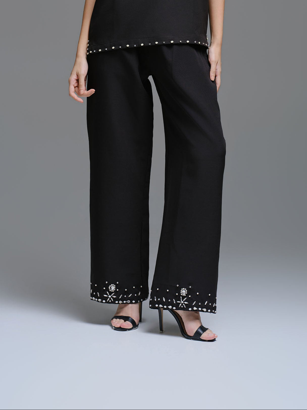 KHAMOSHI CORD-SET (TOP & PANTS)