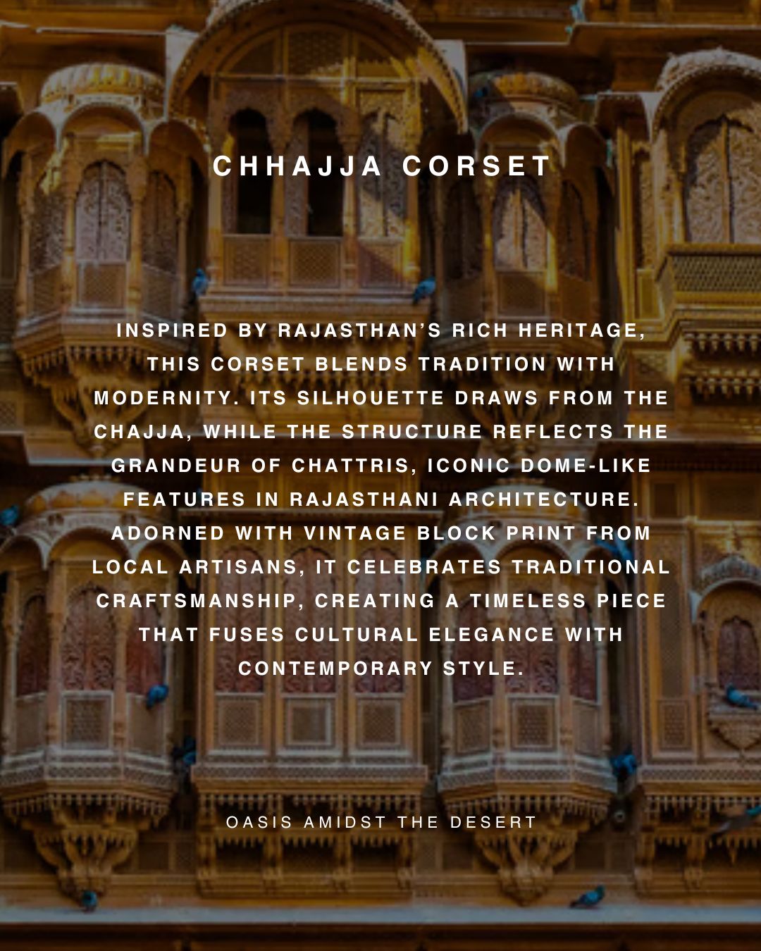 CHHAJJA CORSET