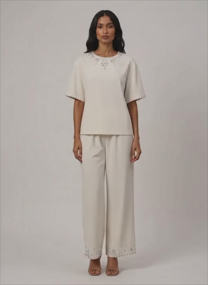 JANNAT CO-ORD SET (TOP & PANTS)