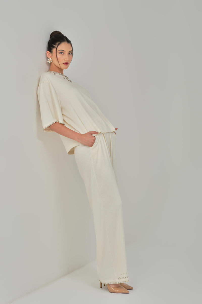 Poise Co-ord Top & Pants - craft detail 1